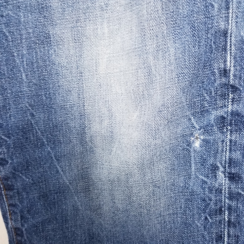 Denim & Supply Ralph Lauren Blue Distressed Denim Slouch Jeans Size 36x30 - Picture 9 of 16